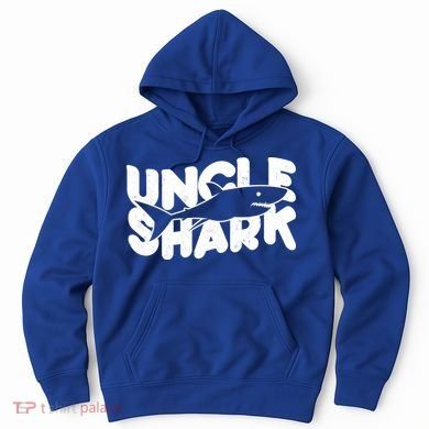 Cute Funny Uncle Shark Hoodie