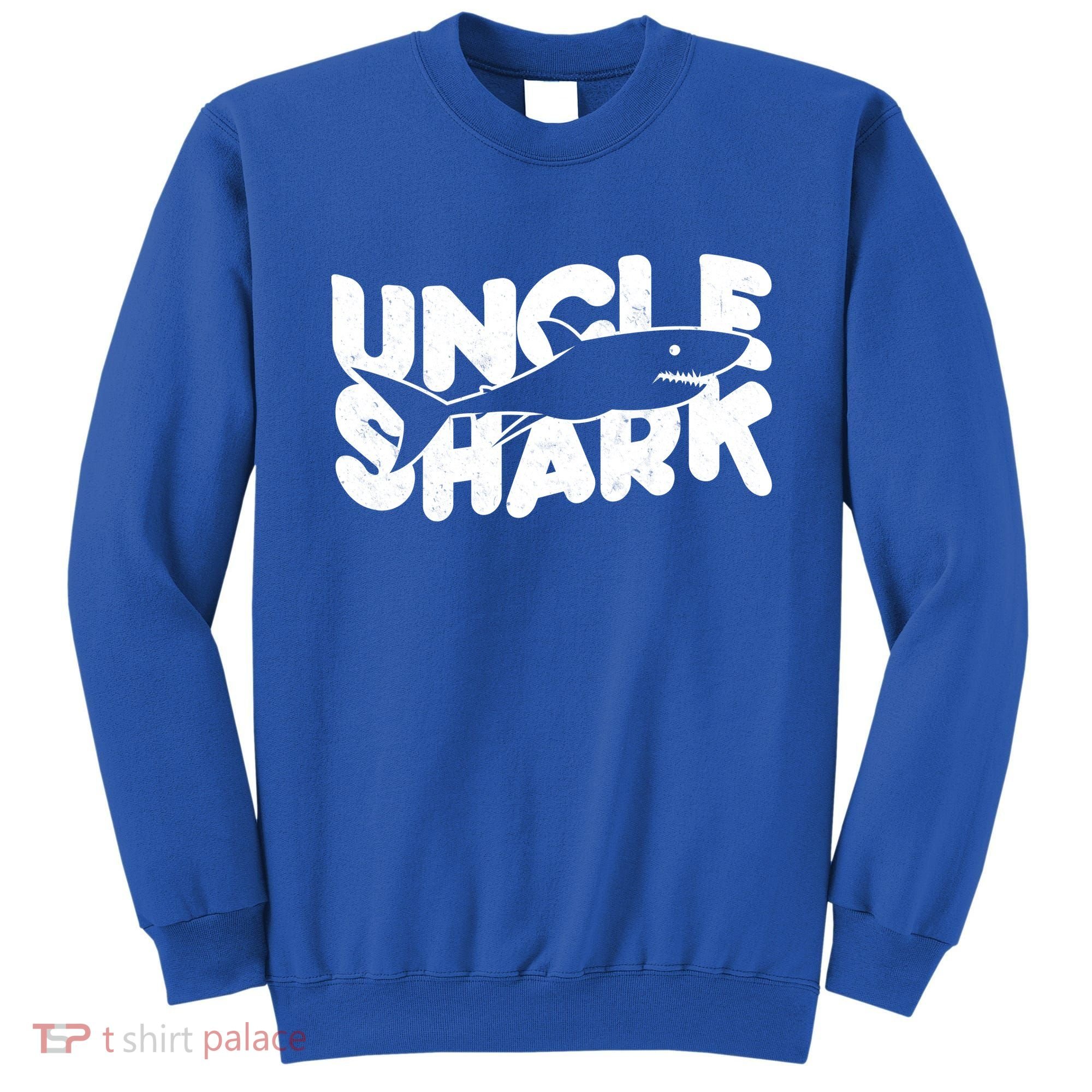Cute Funny Uncle Shark Sweatshirt