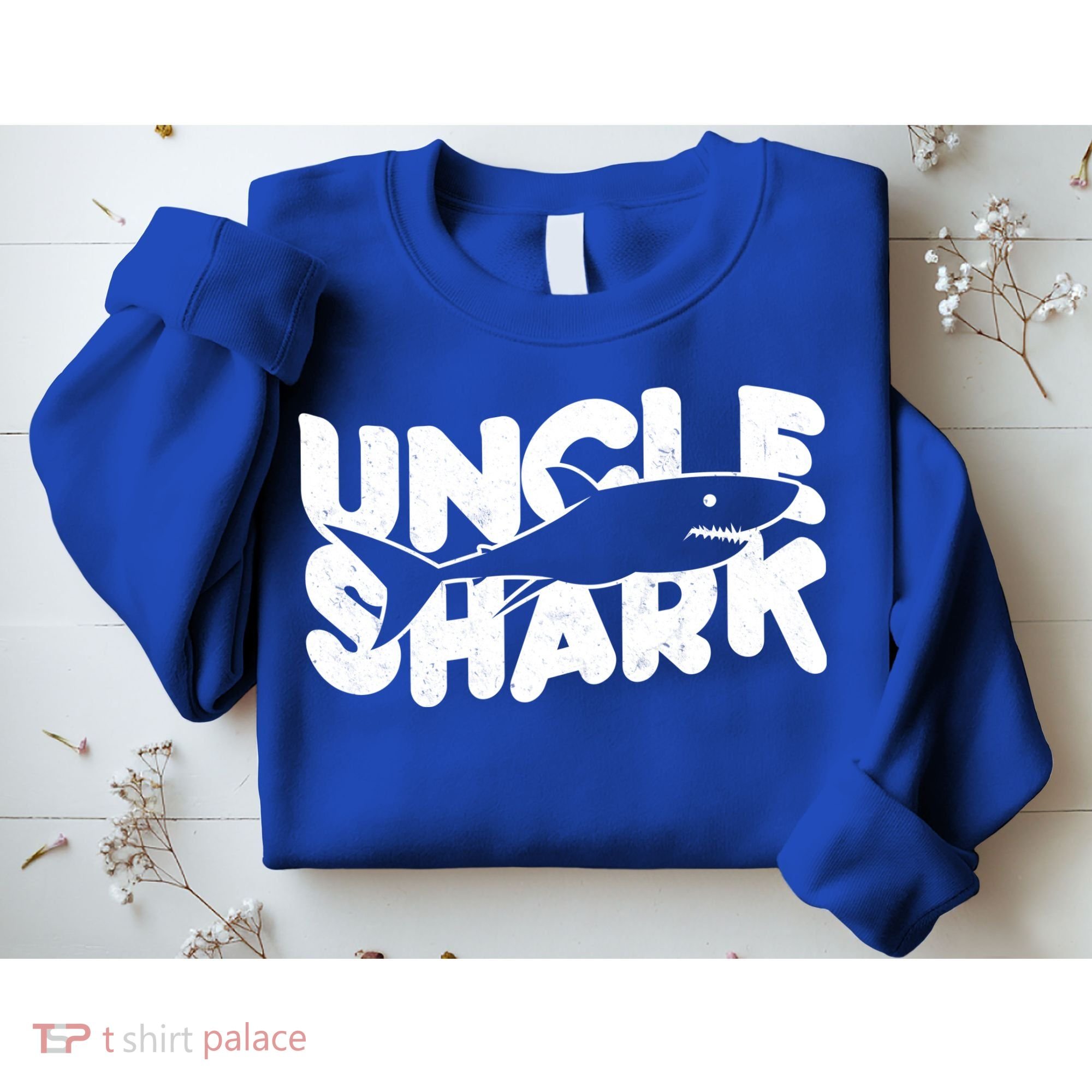 Cute Funny Uncle Shark Sweatshirt
