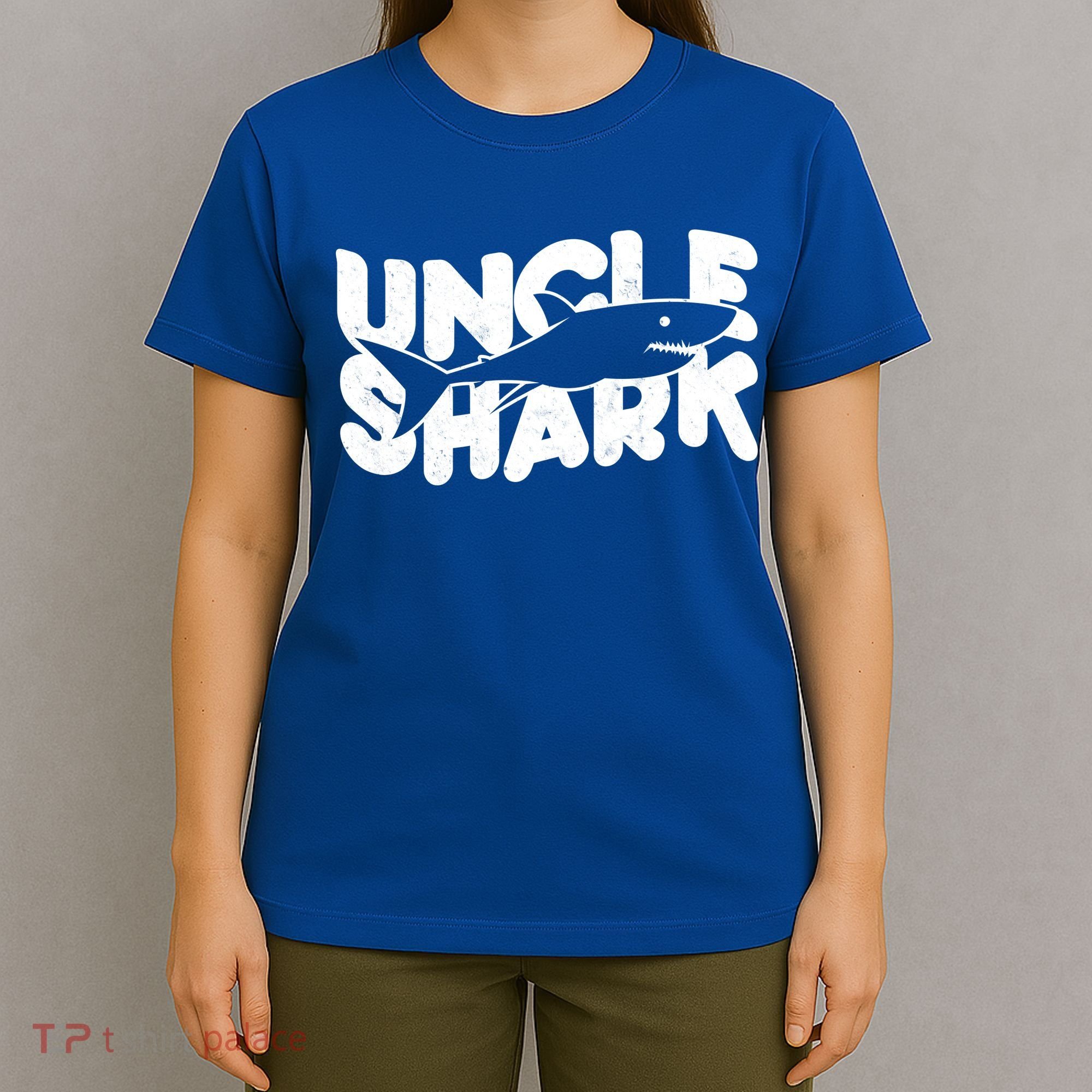 Cute Funny Uncle Shark T-Shirt