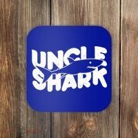 Cute Funny Uncle Shark Coaster thumb 0