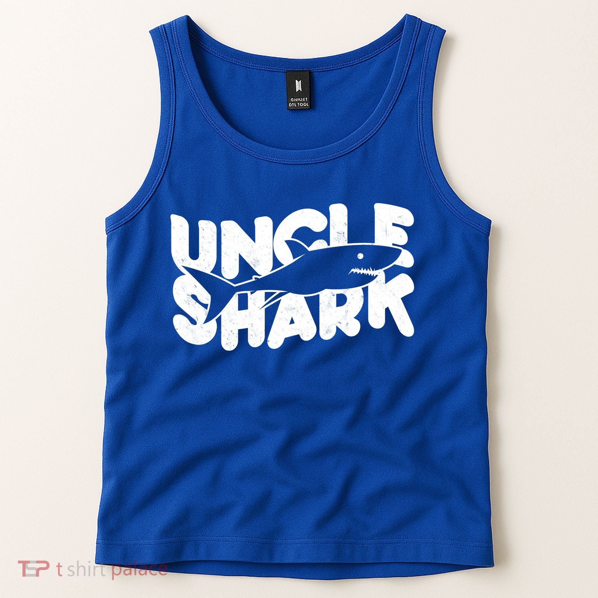 Cute Funny Uncle Shark Tank Top