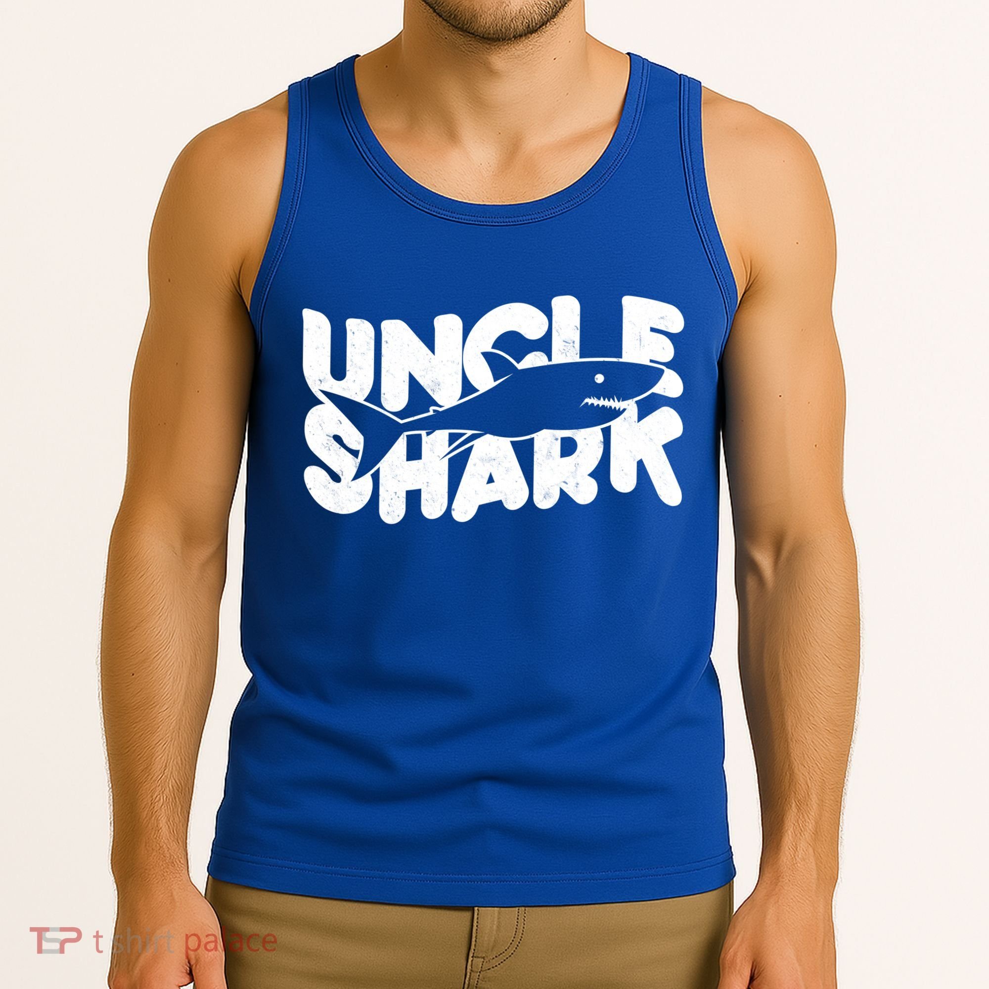 Cute Funny Uncle Shark Tank Top