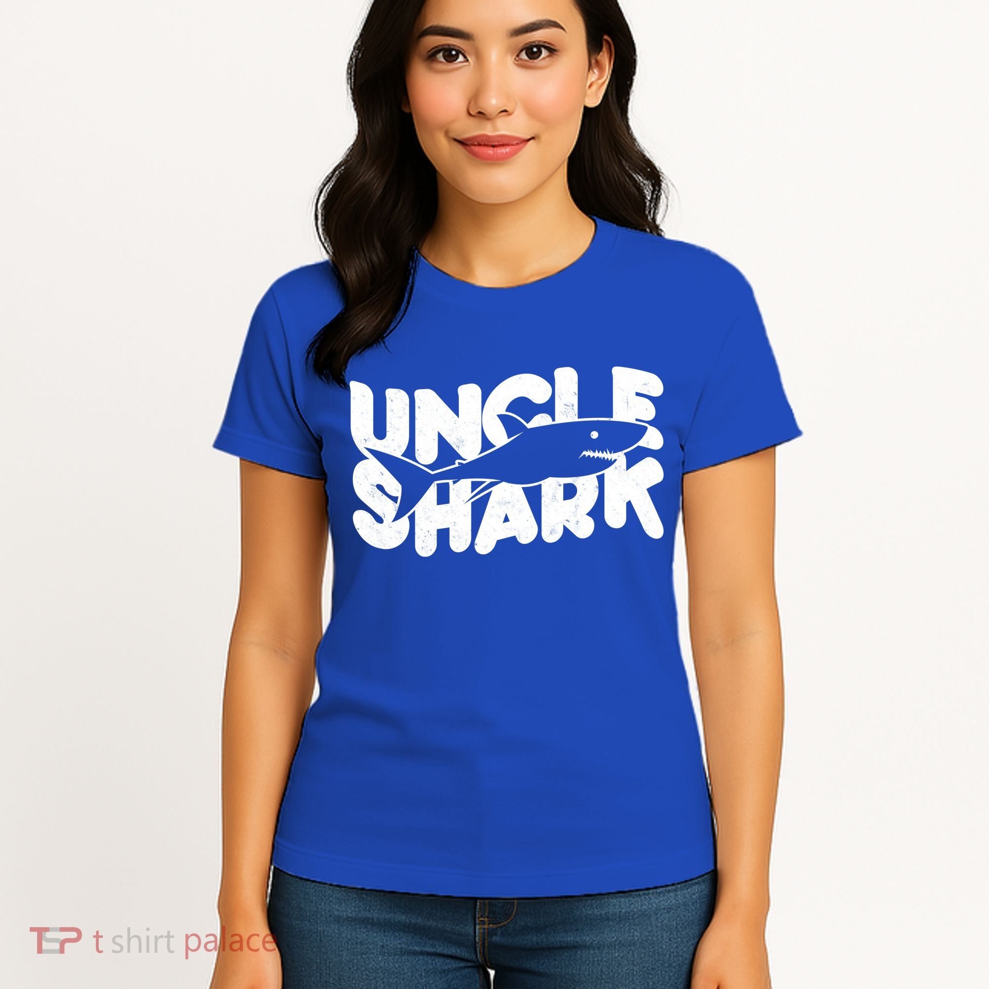 Cute Funny Uncle Shark Women's T-Shirt