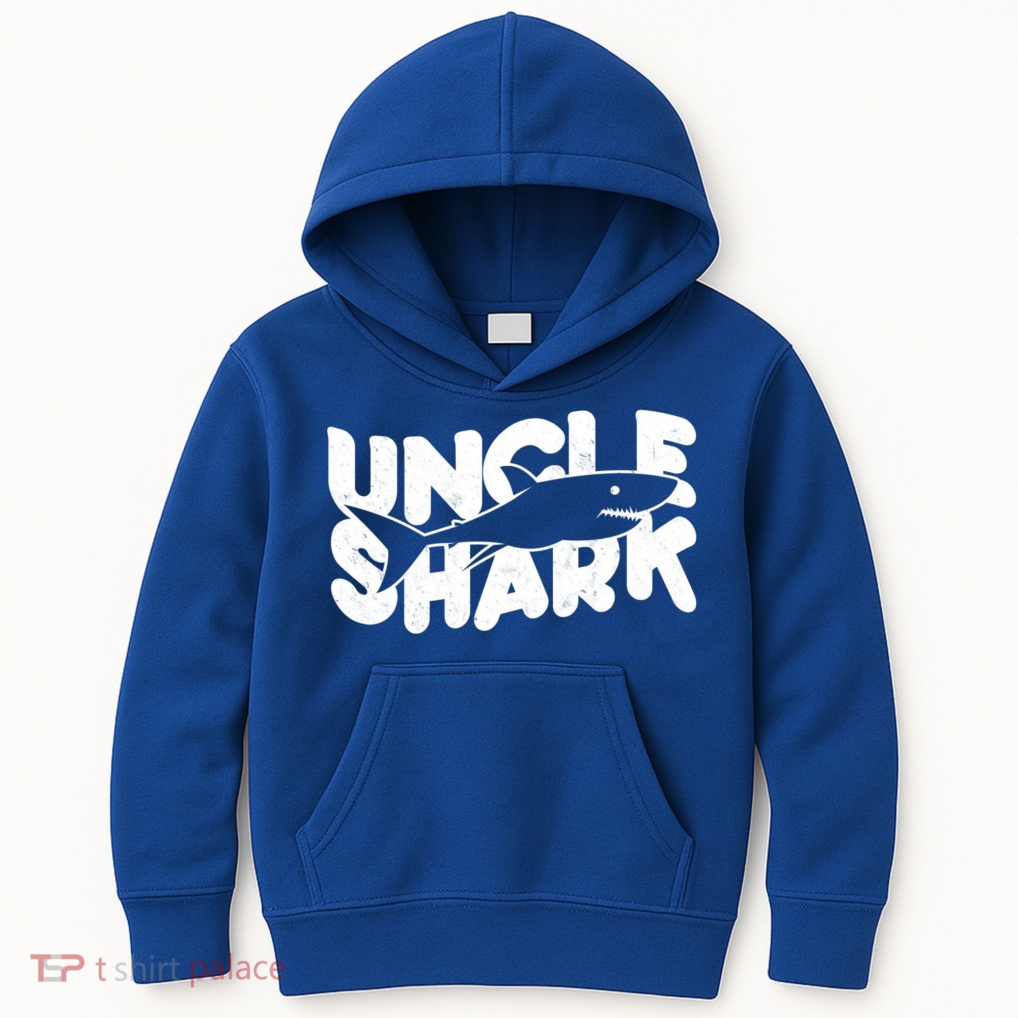 Cute Funny Uncle Shark Kids Hoodie