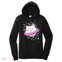 Cute Galaxy Saturn Cat  Women's Hoodie thumb 0