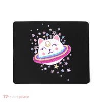 Cute Galaxy Saturn Cat  Mousepad thumb 0