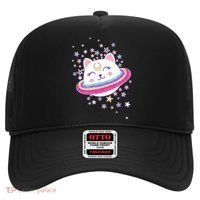 Cute Galaxy Saturn Cat  Hat thumb 0