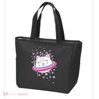 Cute Galaxy Saturn Cat  Tote Bag thumb 3
