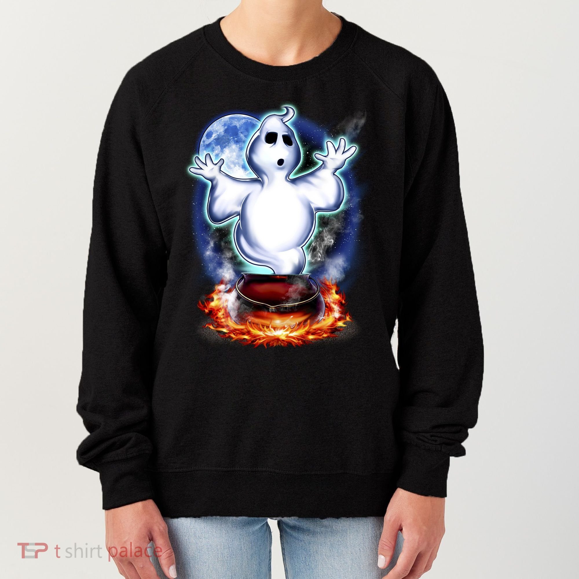 Cute Ghost Halloween Women's Sweatshirt