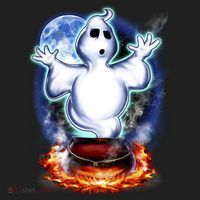 Cute Ghost Halloween Women's Sweatshirt thumb 2