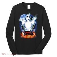 Cute Ghost Halloween Long Sleeve Shirt thumb 0