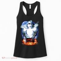 Cute Ghost Halloween Women's Tank Top thumb 0