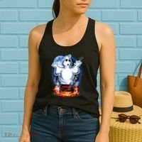 Cute Ghost Halloween Women's Tank Top thumb 2
