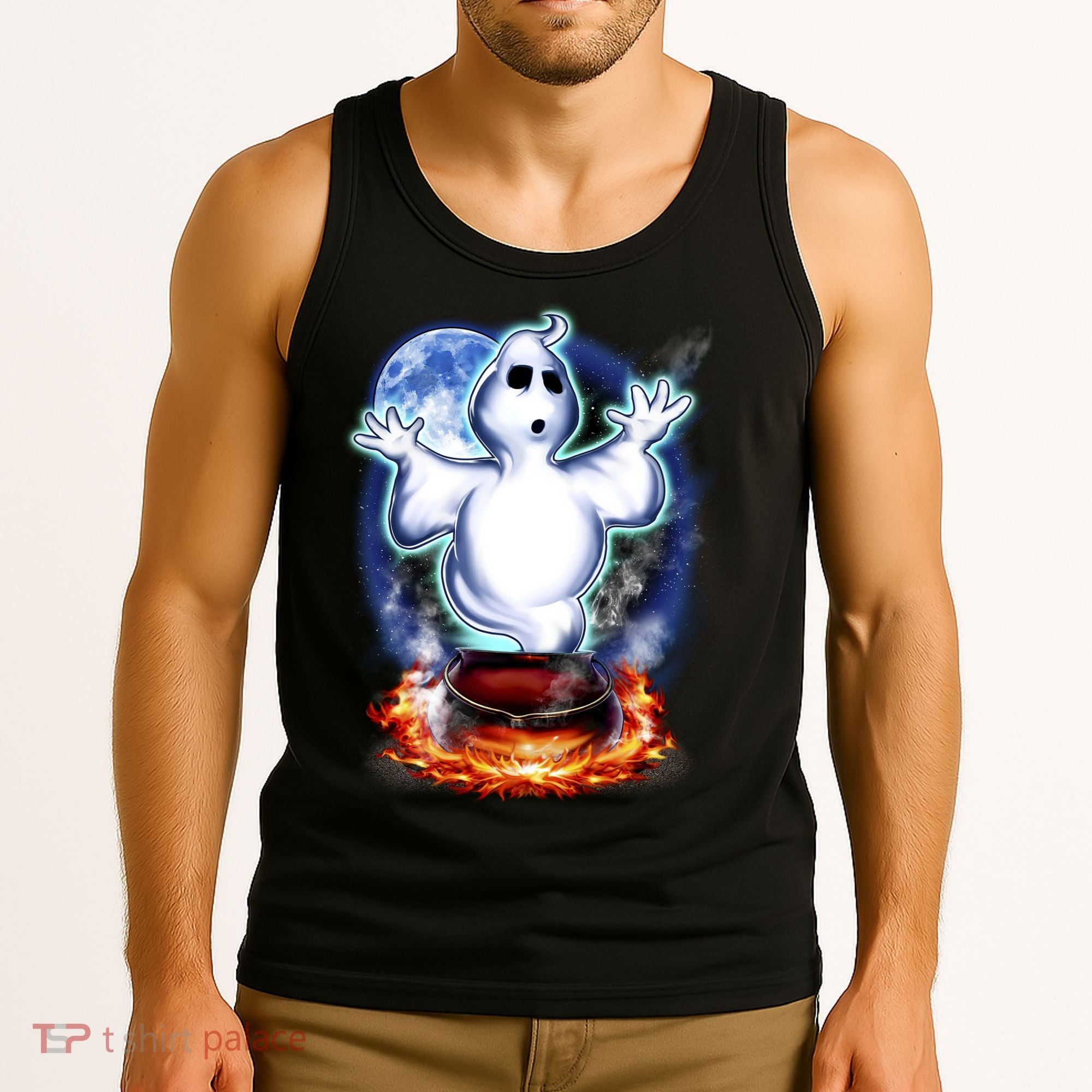 Cute Ghost Halloween Tank Top