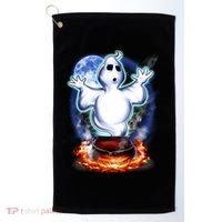Cute Ghost Halloween Golf Towel thumb 0