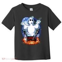Cute Ghost Halloween Toddler T-Shirt thumb 0
