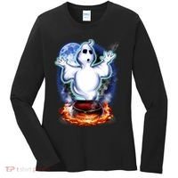 Cute Ghost Halloween Women's Long Sleeve Shirt thumb 0