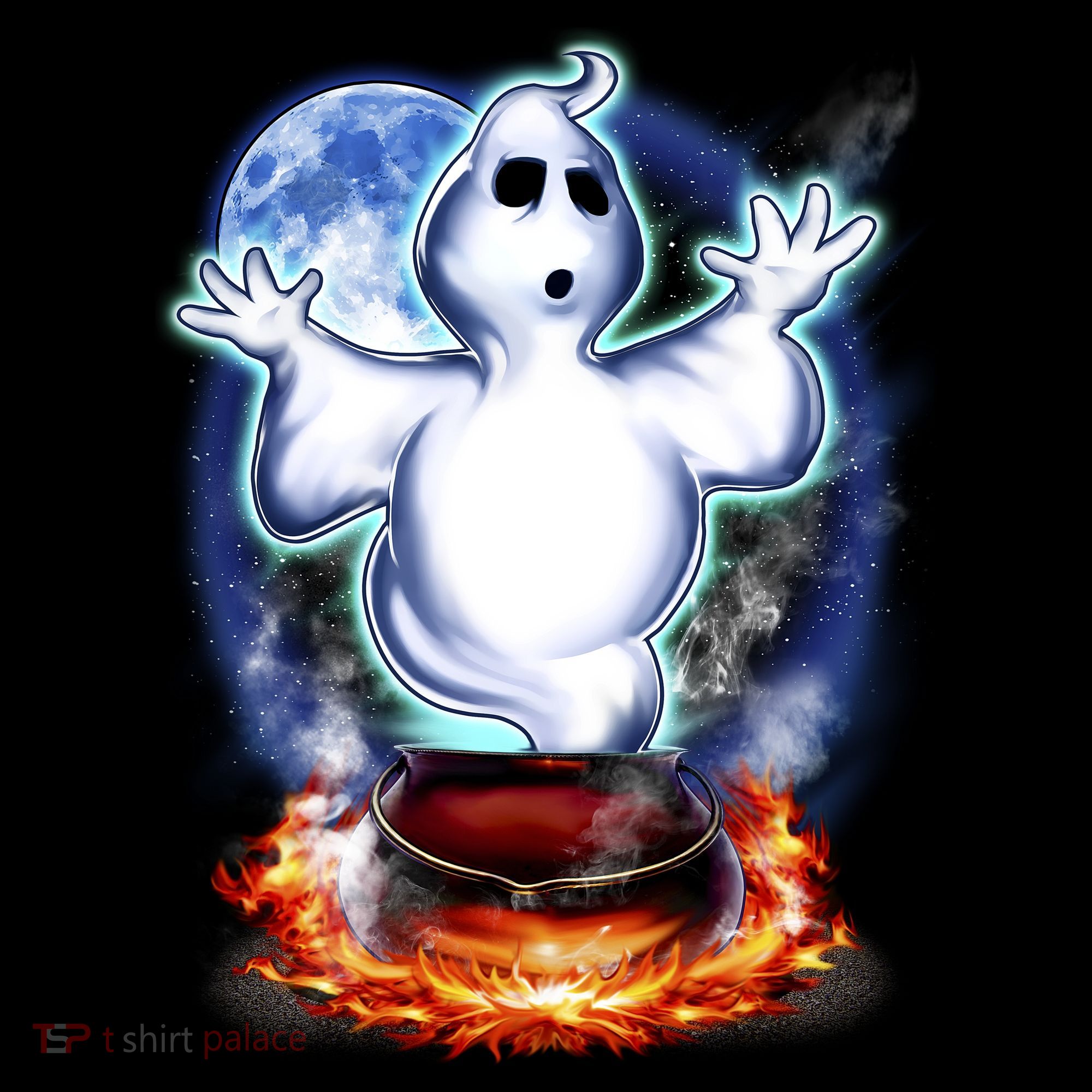 Cute Ghost Halloween Women's Long Sleeve Shirt