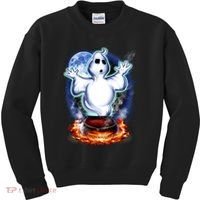 Cute Ghost Halloween Kids Sweatshirt thumb 0