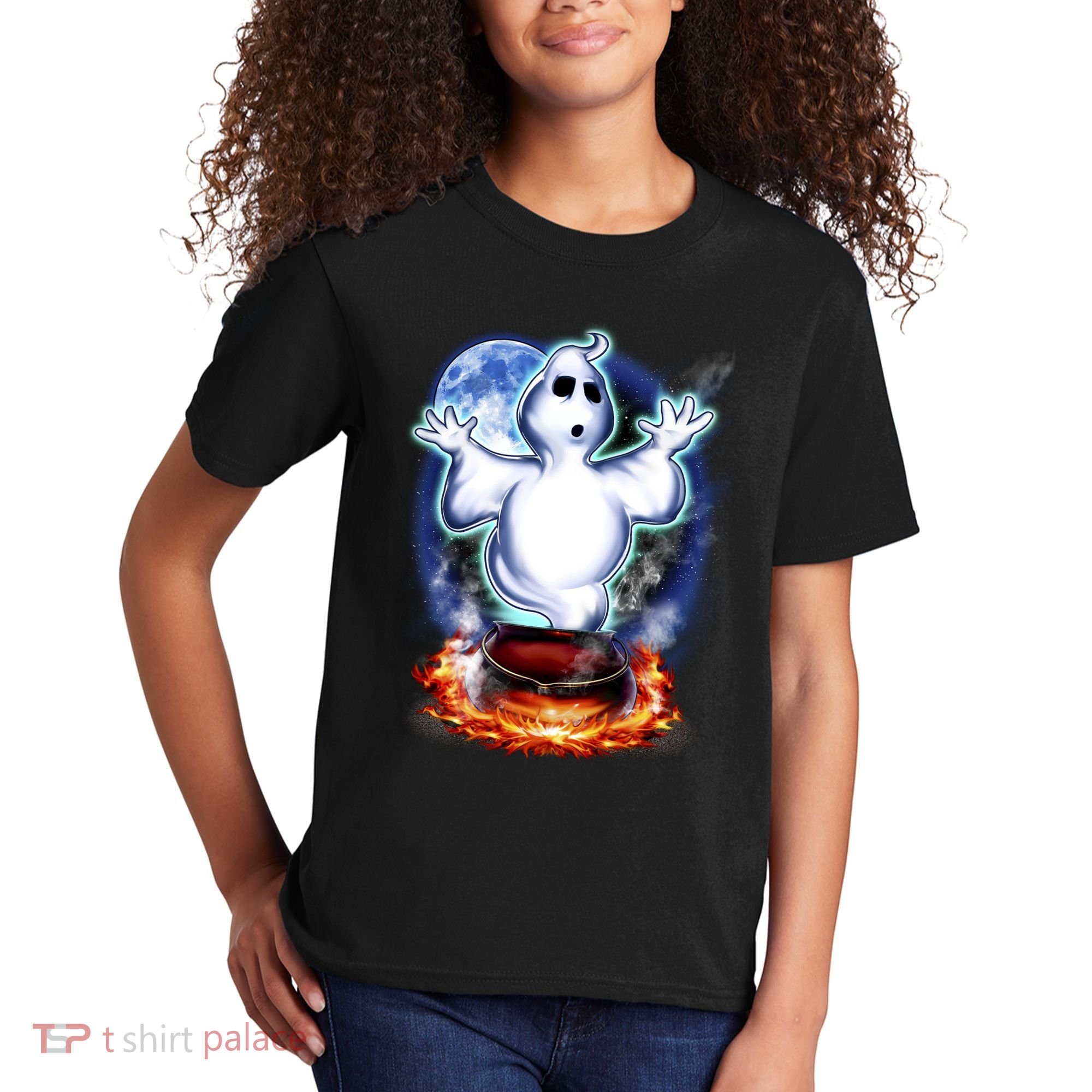 Cute Ghost Halloween Kids T-Shirt