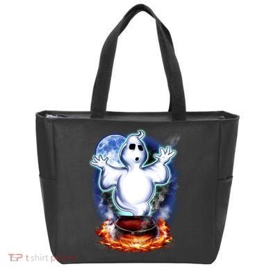 Cute Ghost Halloween Tote Bag