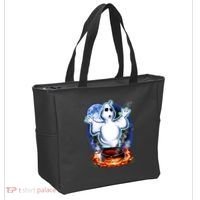 Cute Ghost Halloween Tote Bag thumb 2
