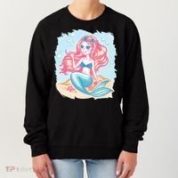 Cute Girl Mermaid Women's Sweatshirt thumb 0