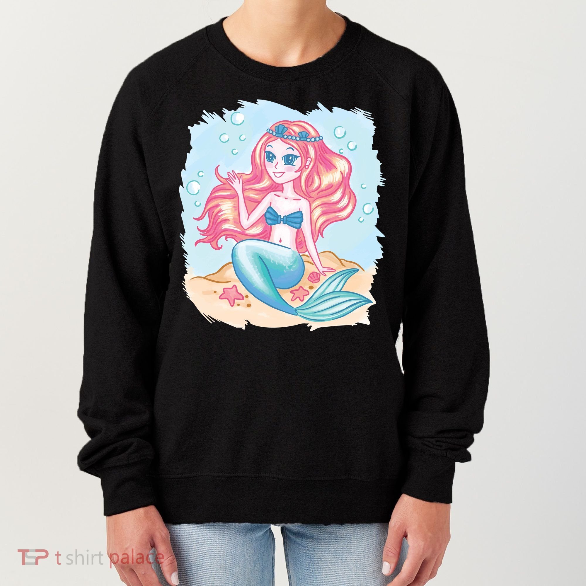 Cute Girl Mermaid Women's Sweatshirt