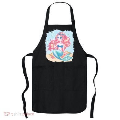 Cute Girl Mermaid Apron