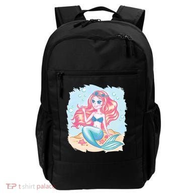 Cute Girl Mermaid Backpack