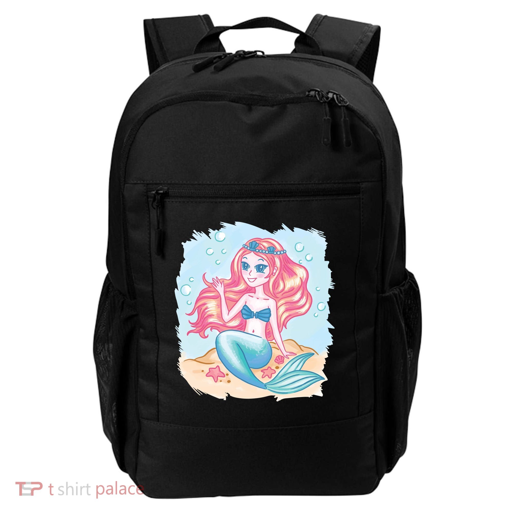 Cute Girl Mermaid Backpack