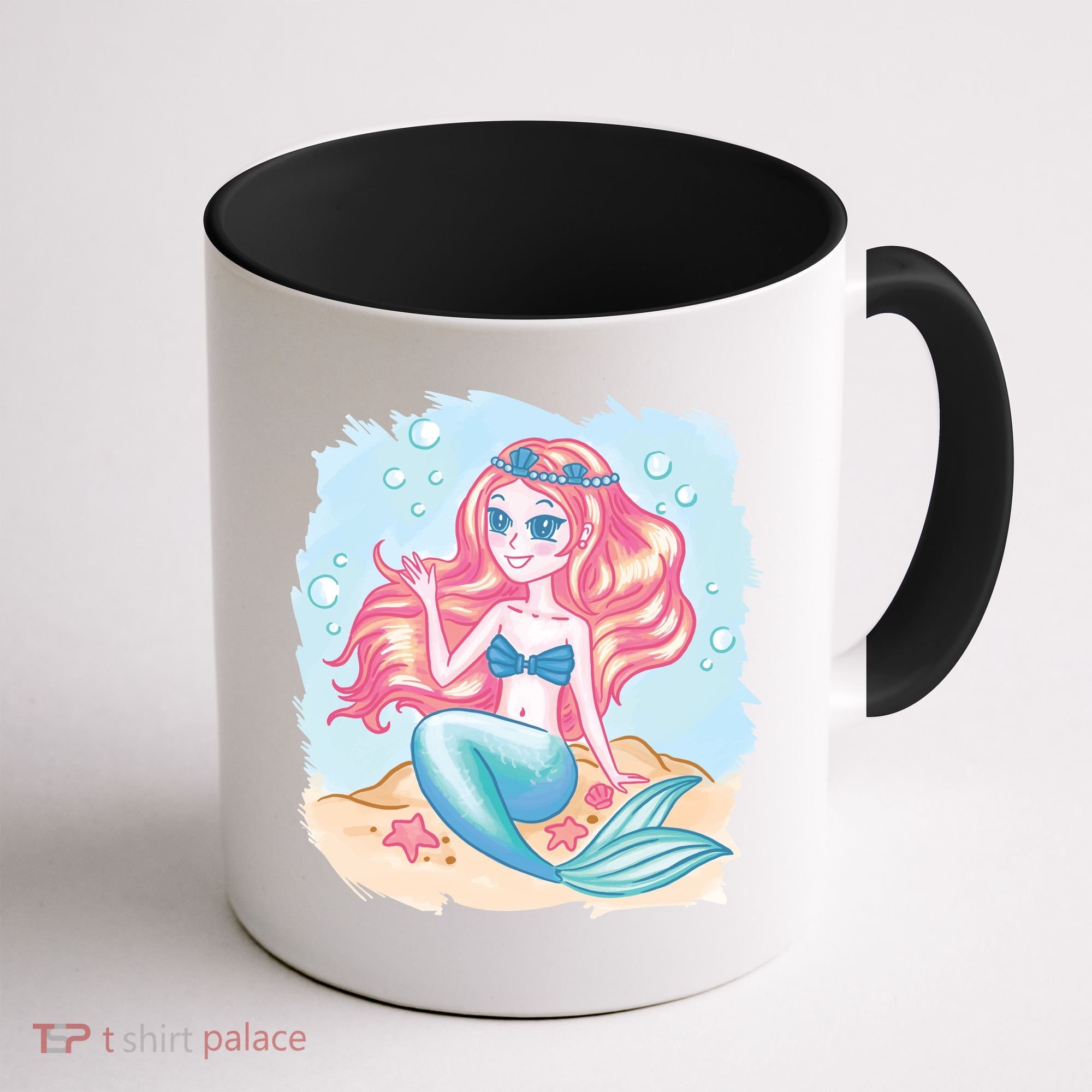 Cute Girl Mermaid Coffee Mug
