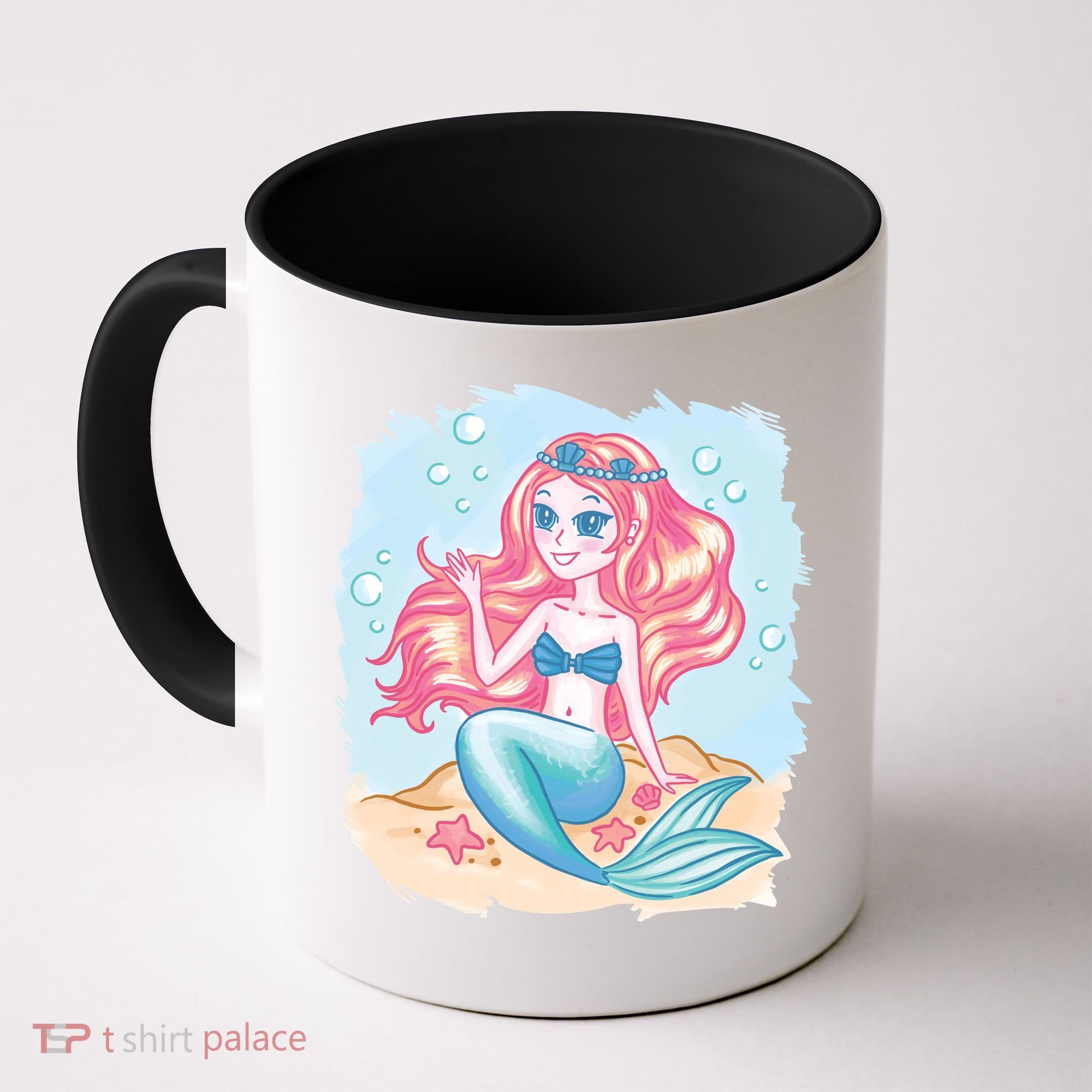 Cute Girl Mermaid Coffee Mug