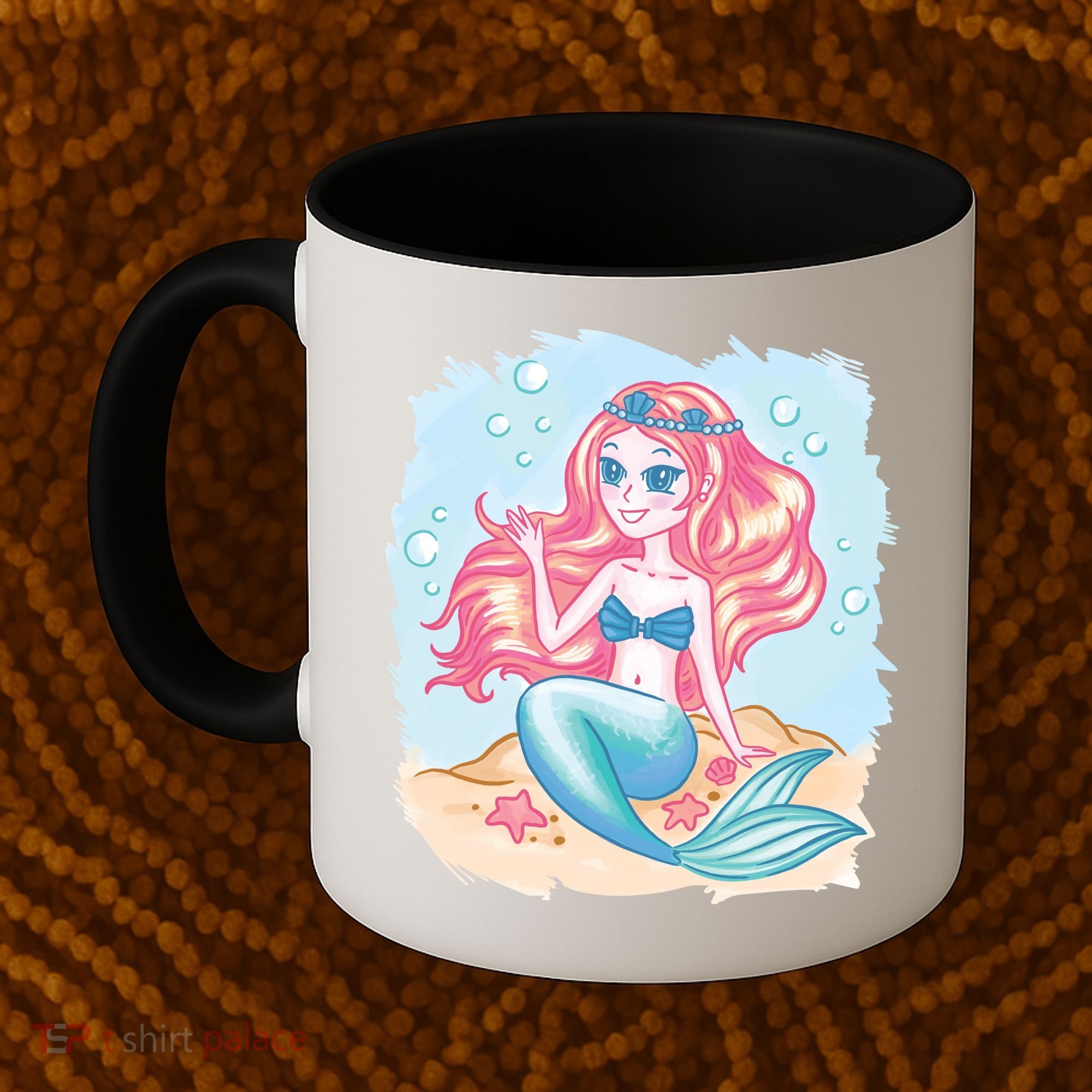 Cute Girl Mermaid Coffee Mug