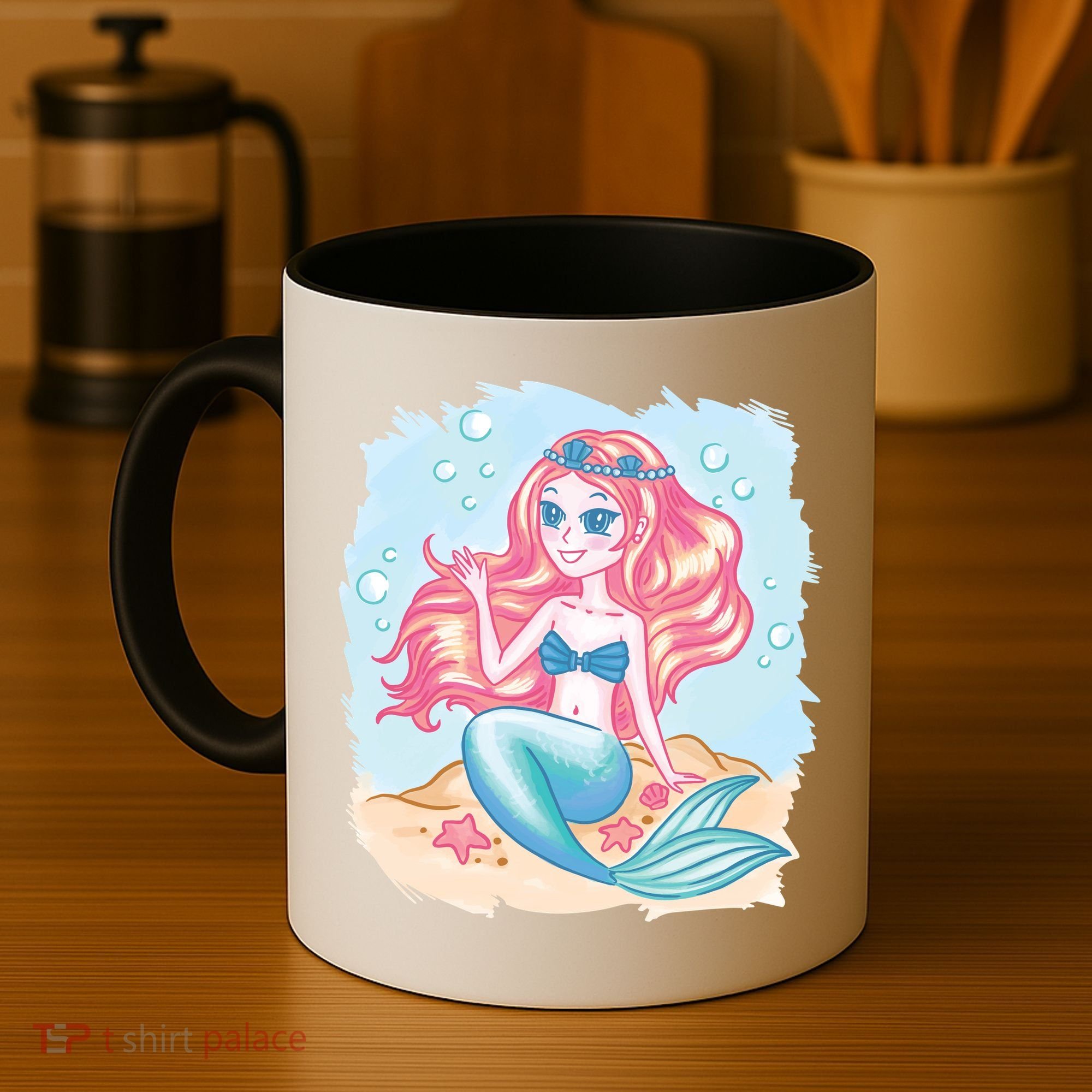 Cute Girl Mermaid Coffee Mug