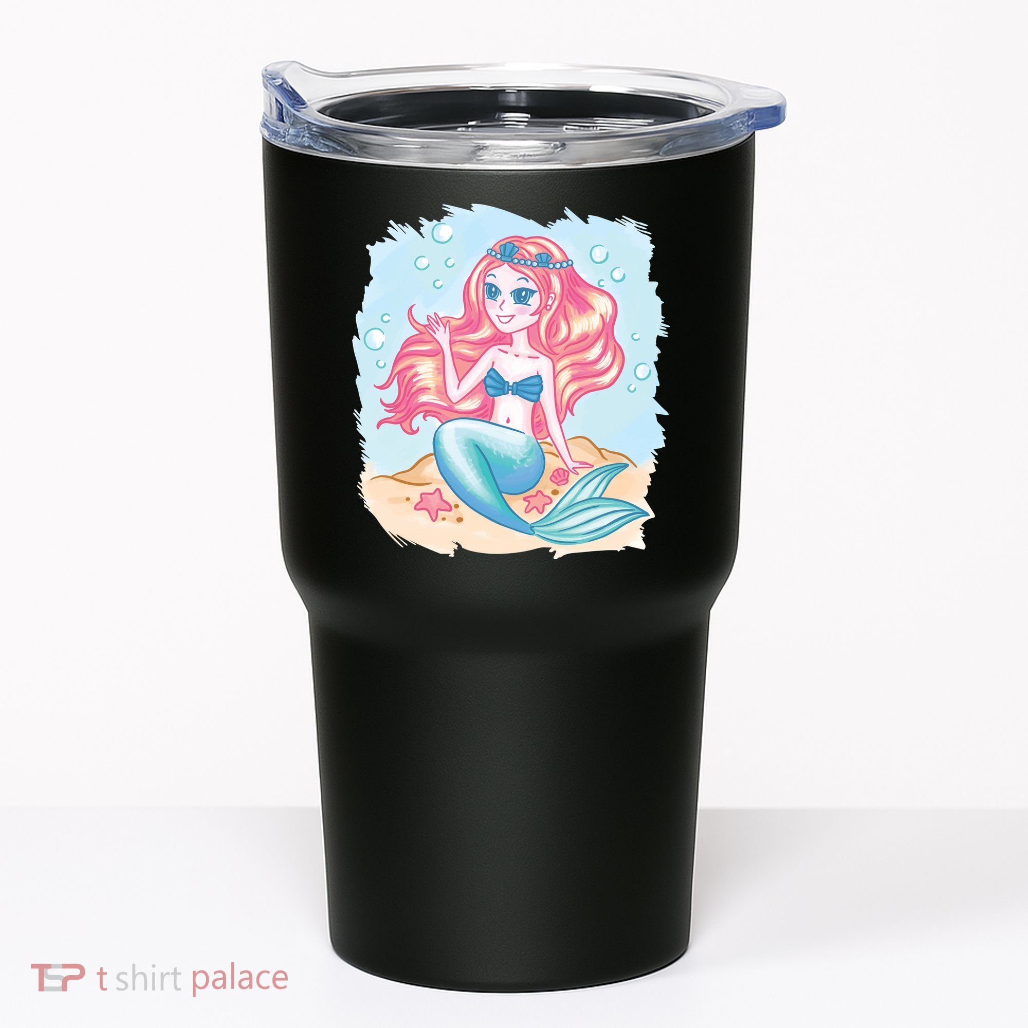 Cute Girl Mermaid Tumbler