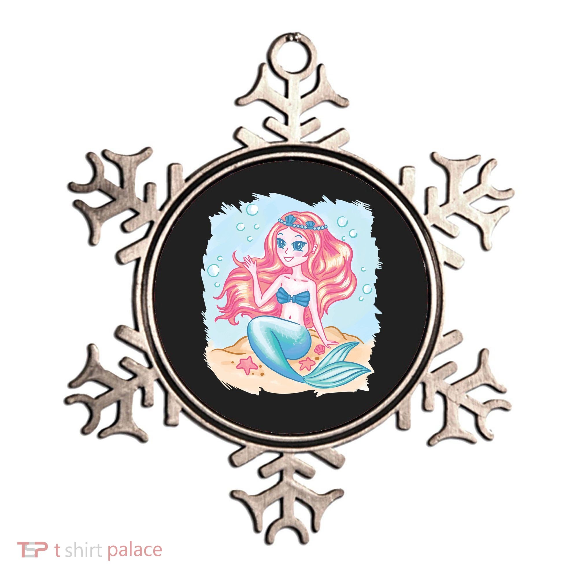 Cute Girl Mermaid Ornament
