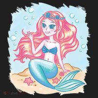 Cute Girl Mermaid Hat thumb 2