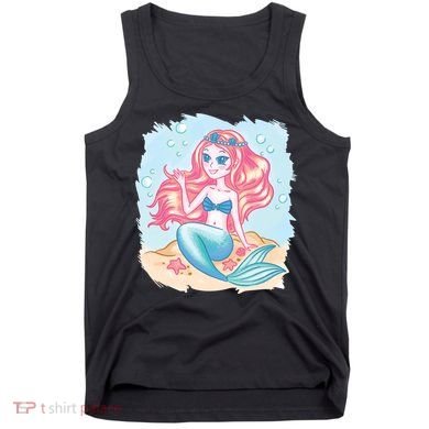 Cute Girl Mermaid Tank Top