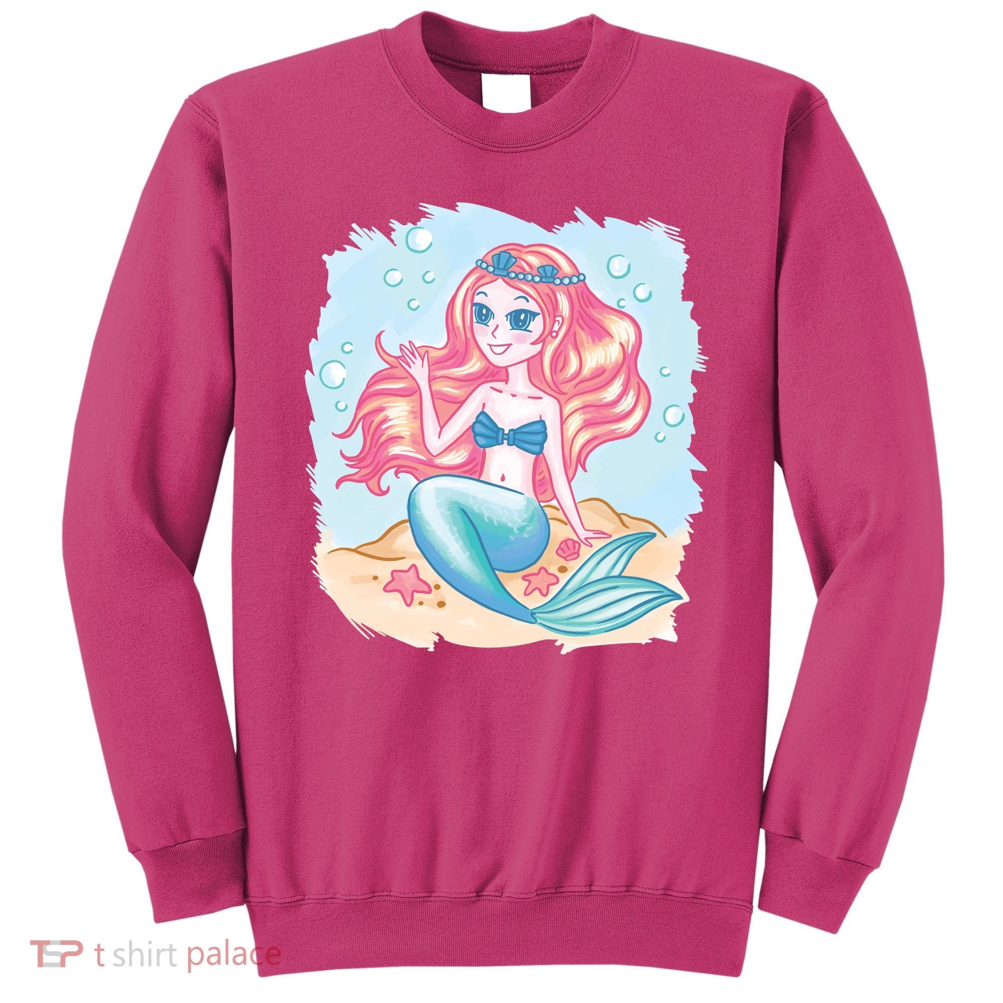 Cute Girl Mermaid Sweatshirt