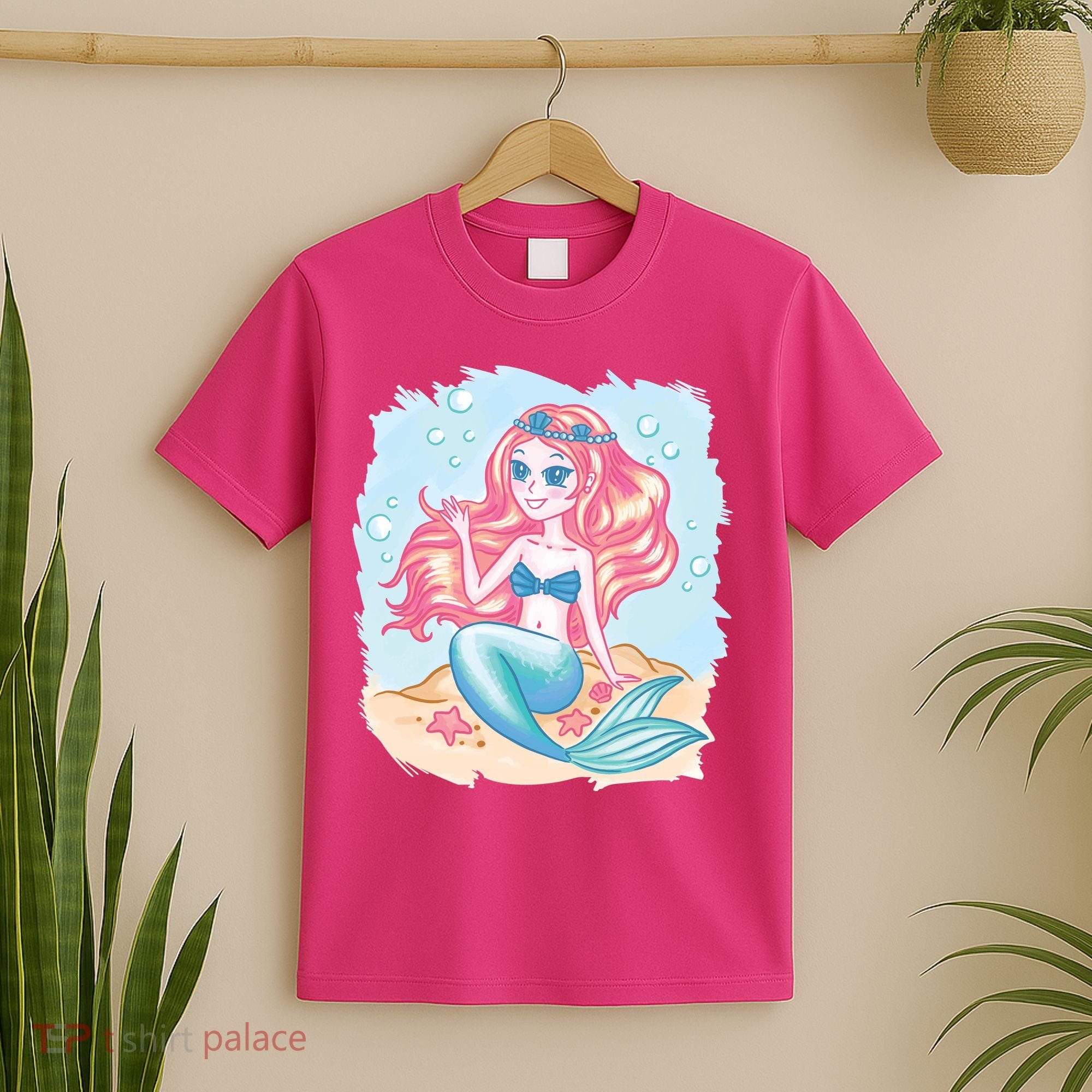Cute Girl Mermaid T-Shirt