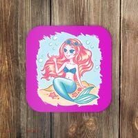 Cute Girl Mermaid Coaster thumb 0