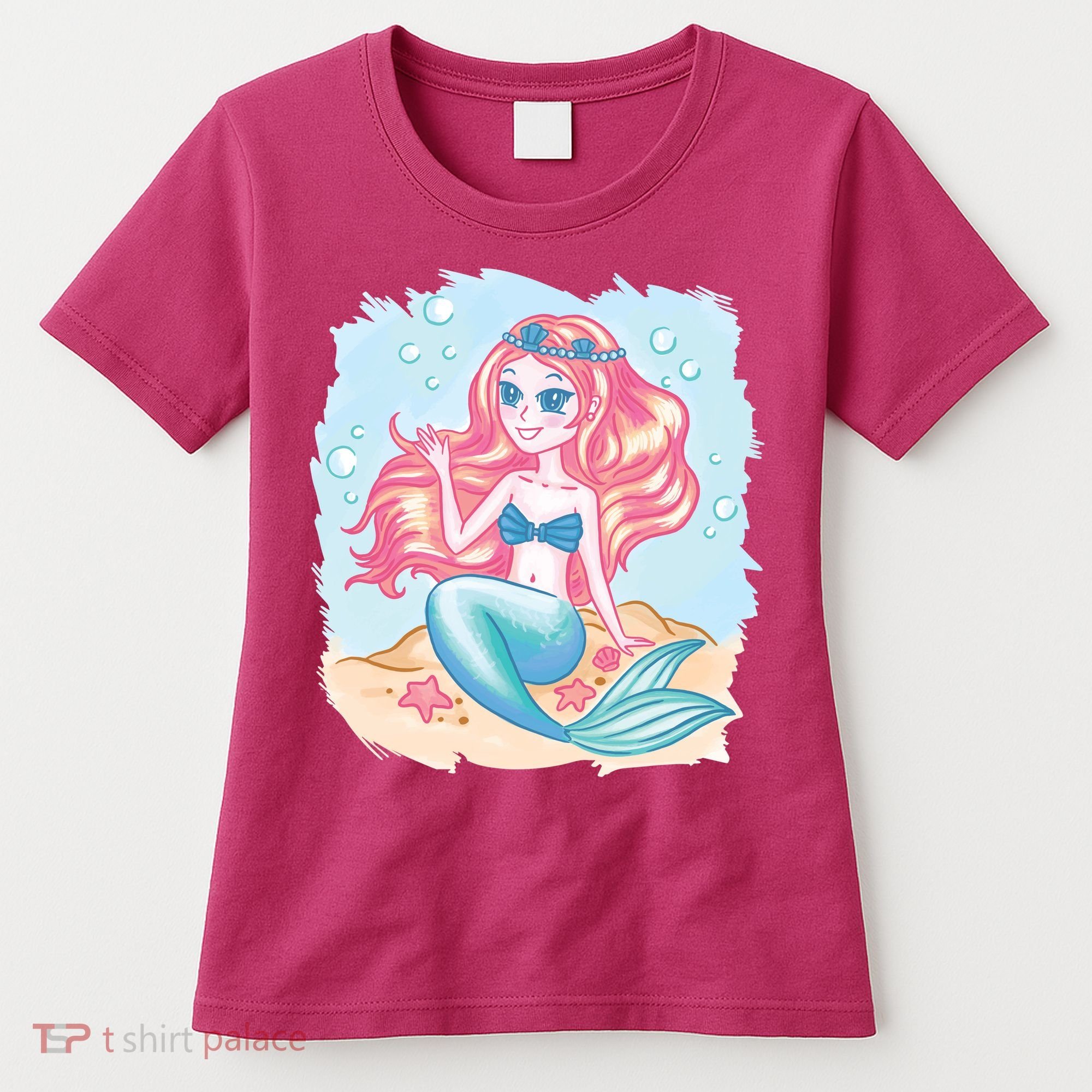 Cute Girl Mermaid Women's T-Shirt