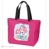 Cute Girl Mermaid Tote Bag thumb 3