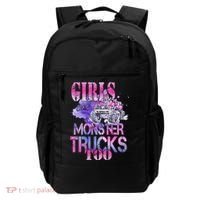 Cute Girls Like Monster Trucks Too Awesome Backpack thumb 0
