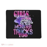 Cute Girls Like Monster Trucks Too Awesome Mousepad thumb 0