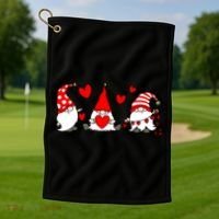 Cute Gnomes Golf Towel thumb 1