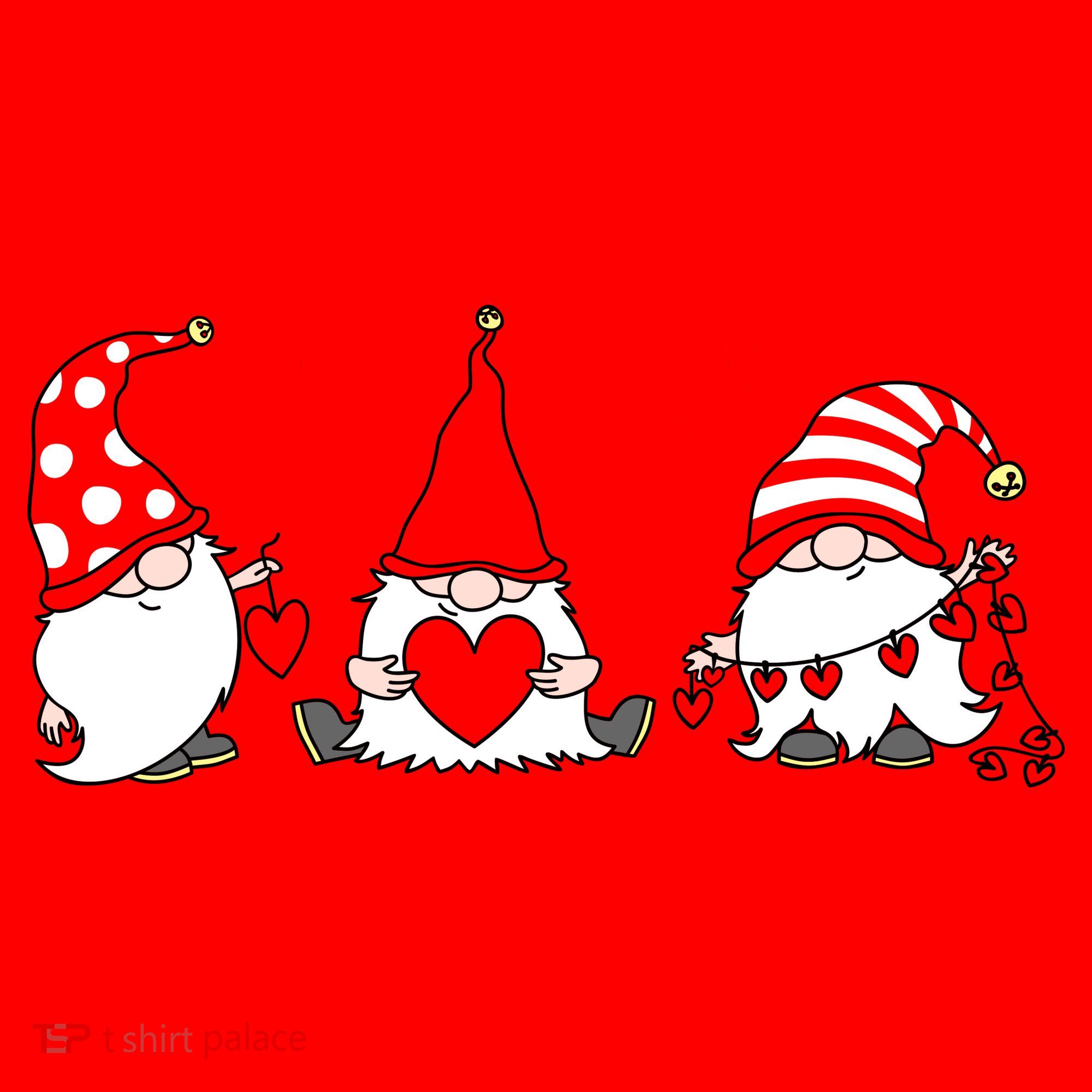 Cute Gnomes Santa Hat