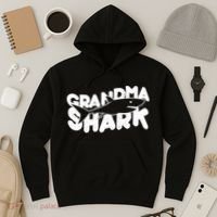 Cute Grandma Shark Hoodie thumb 3